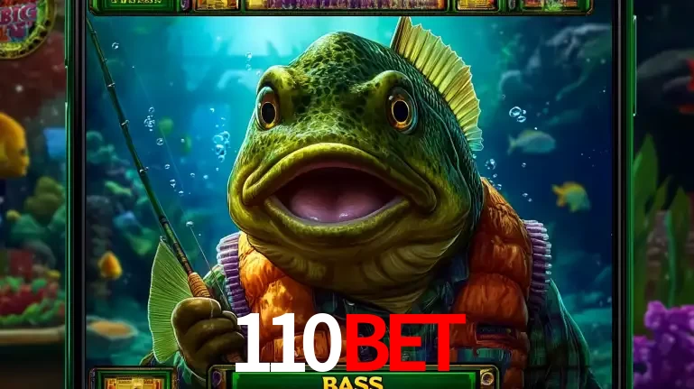 Personagem de peixe pescador do popular jogo de slot com tema de pescaria, uma das emocionantes opções de caça-níqueis para jogar e ganhar no cassino 110bet.